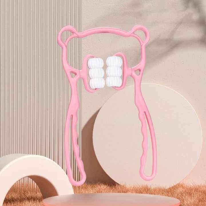 Multifunctional Manual Six-wheel Neck Massager Massage Relieve Roller Massage Tool