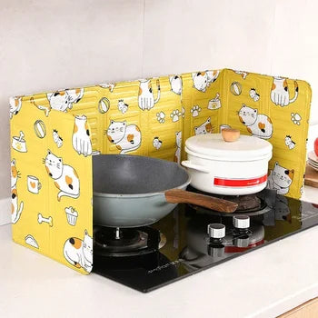 Aluminum Foil Gas Stove Baffle Plate for Oil Splash Protection