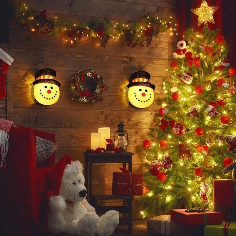 SNOWMAN PORCH LIGHT COVERS Christmas Lampshade Snowman Penguin Christmas Gnome Style Christmas Porch Lamp Shade